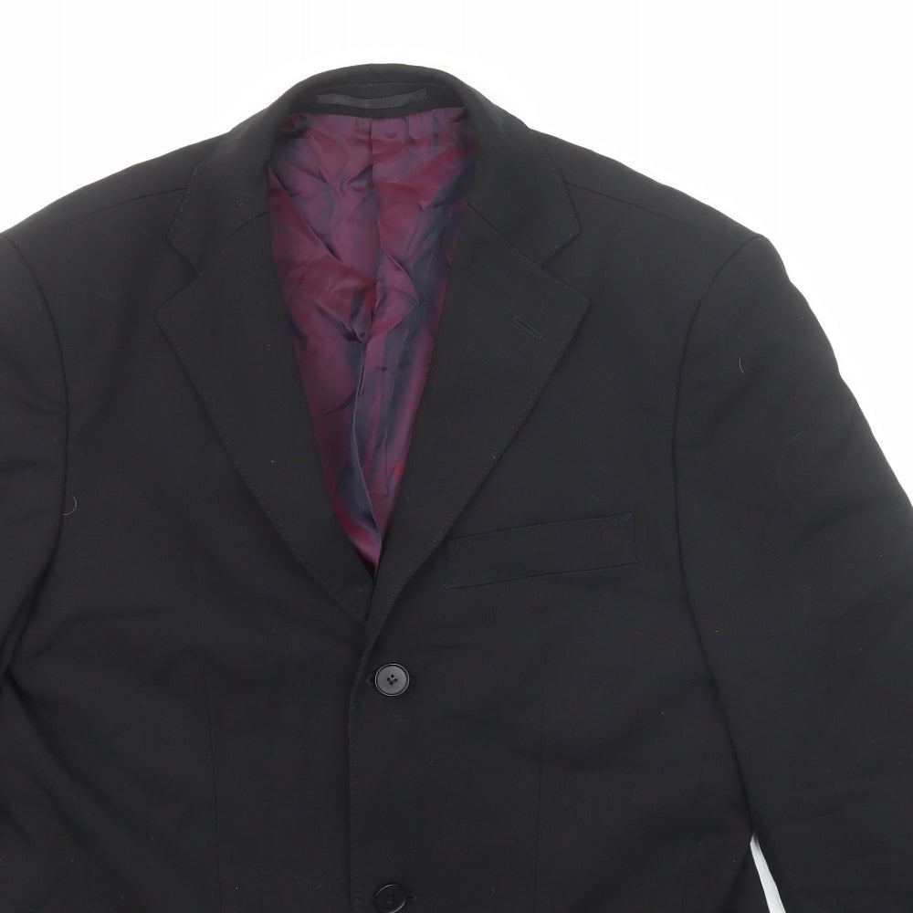 Mens UK Size 36 Evolution Regular Black Suit Jacket