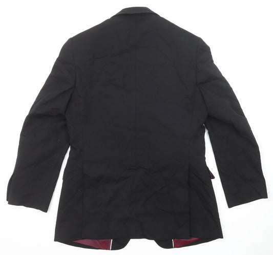 Mens UK Size 38 Evolution Regular Black Suit Jacket