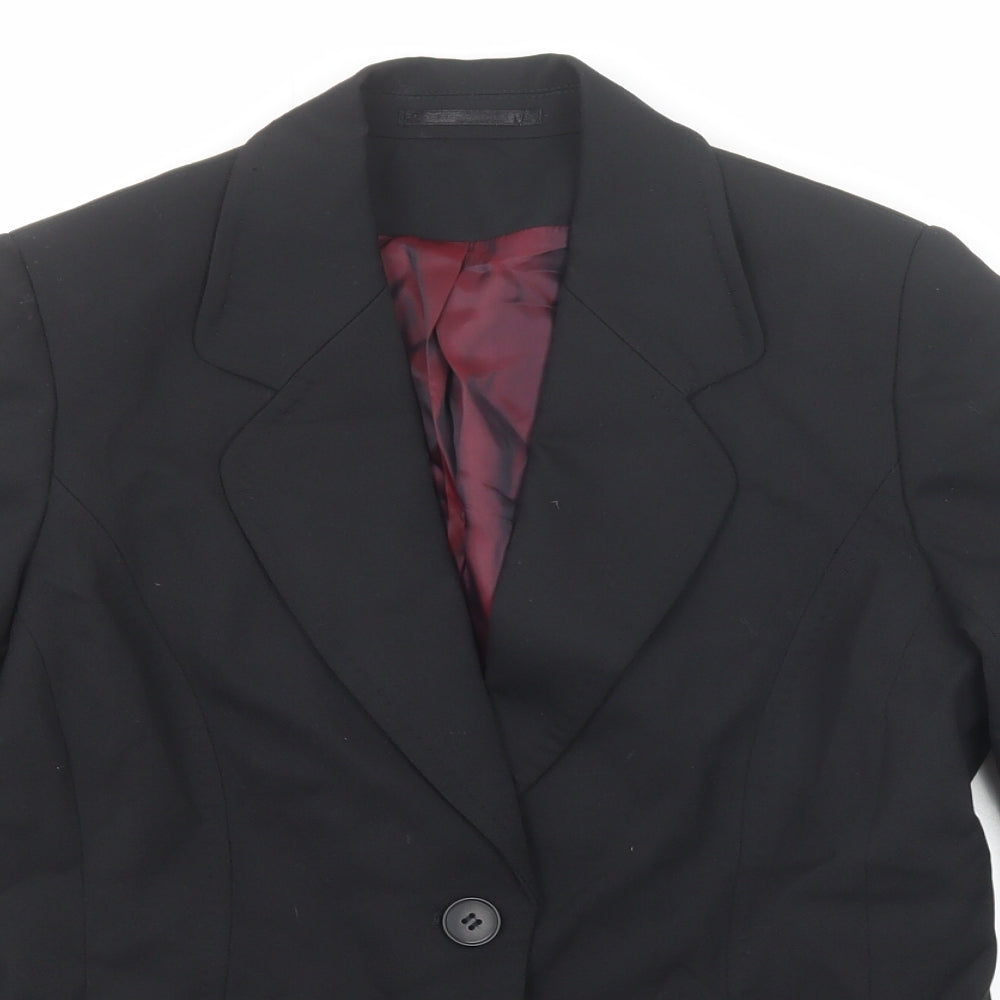 Womens UK Size 12 Evolution Regular Black Suit Jacket