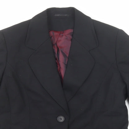 Womens UK Size 12 Evolution Regular Black Suit Jacket