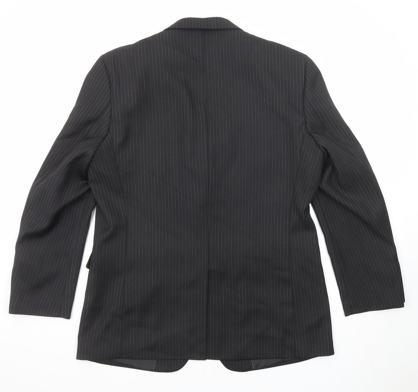 Mens UK Size 42 Greenwoods Regular Black Suit Jacket
