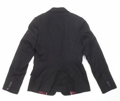 Womens UK Size 8 Evolution Regular Black Suit Jacket