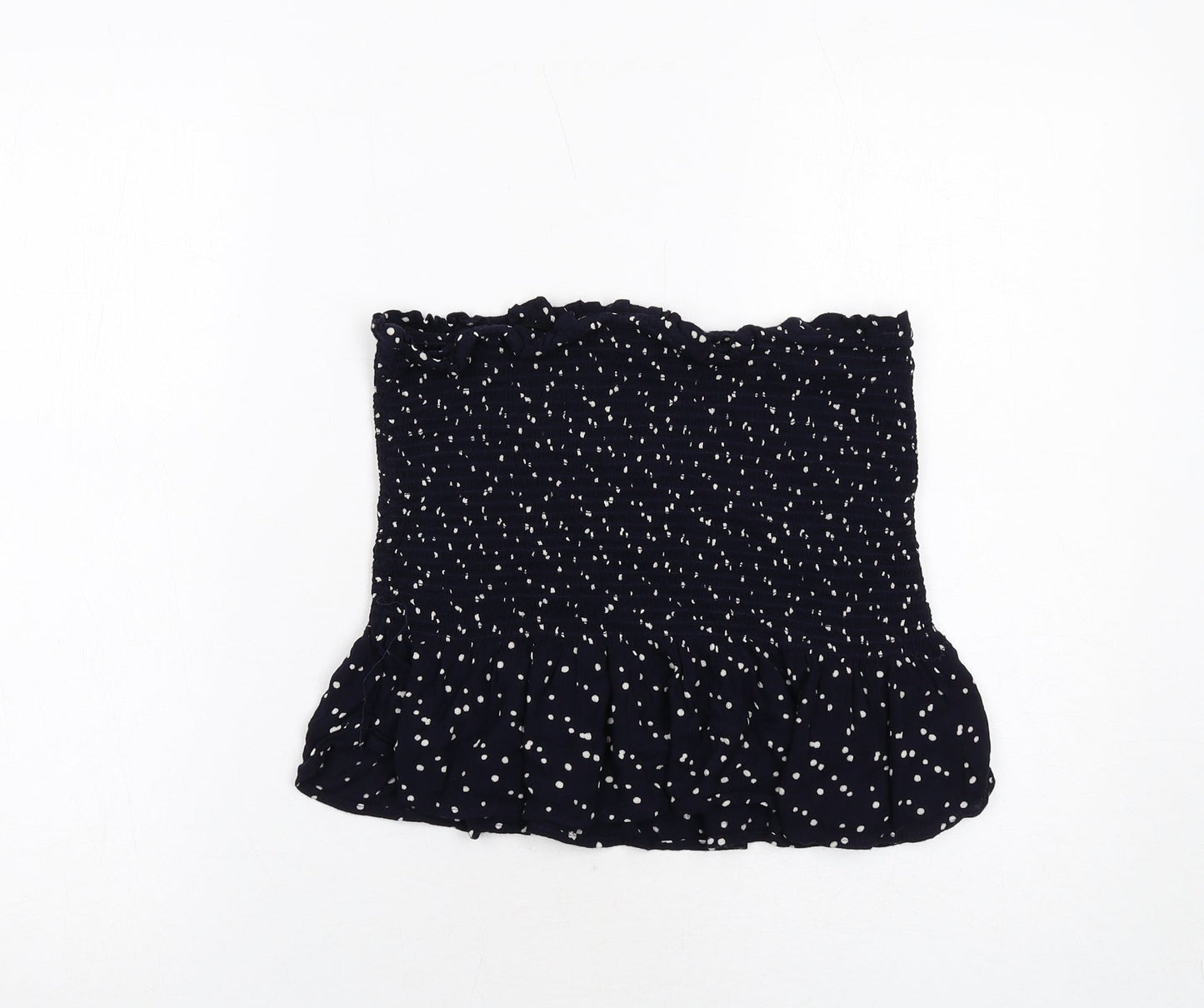 Womens UK Size M NEXT Blue Cropped Blouse