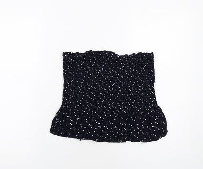 Womens UK Size M NEXT Blue Cropped Blouse