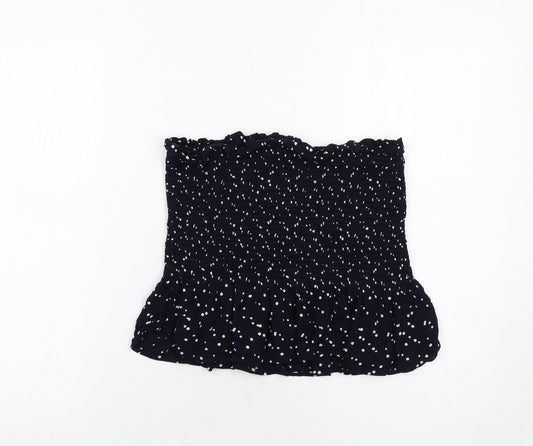 Womens UK Size M NEXT Blue Cropped Blouse
