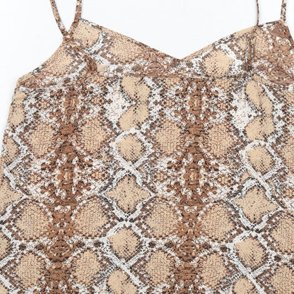 Womens UK Size 10 Marks and Spencer Brown Camisole Tank
