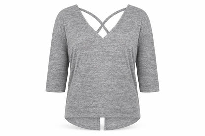 Womens UK Size 8 Miss Selfridge Grey Basic T-Shirt