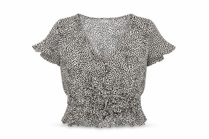 Womens UK Size 6 H&M Ivory Basic Blouse