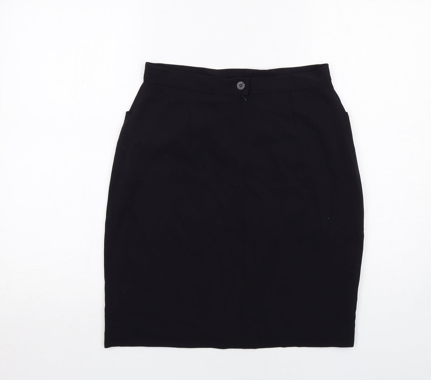 NEXT Womens Blue Polyester A-Line Skirt Size 12 Zip