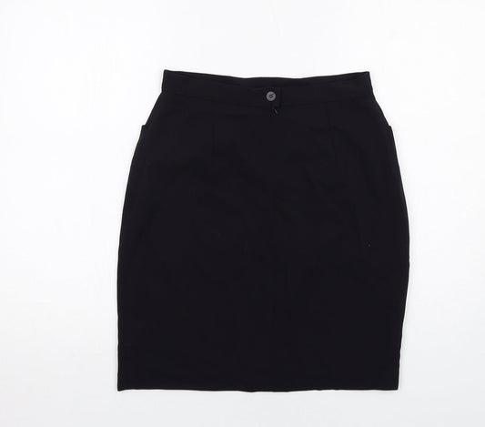 NEXT Womens Blue Polyester A-Line Skirt Size 12 Zip