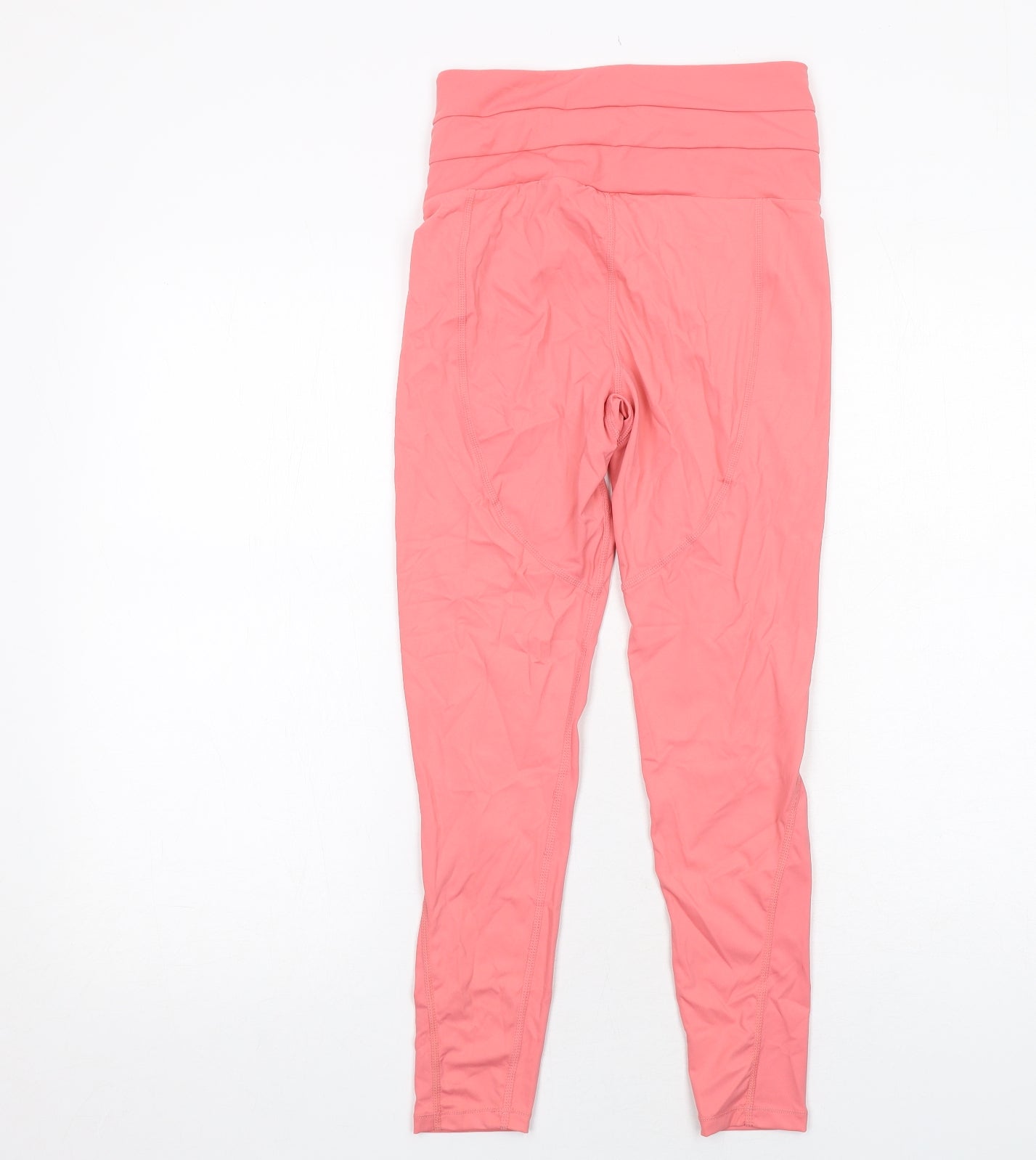 Stradivarius Womens Pink Polyamide Compression Leggings Size M Regular Pullover
