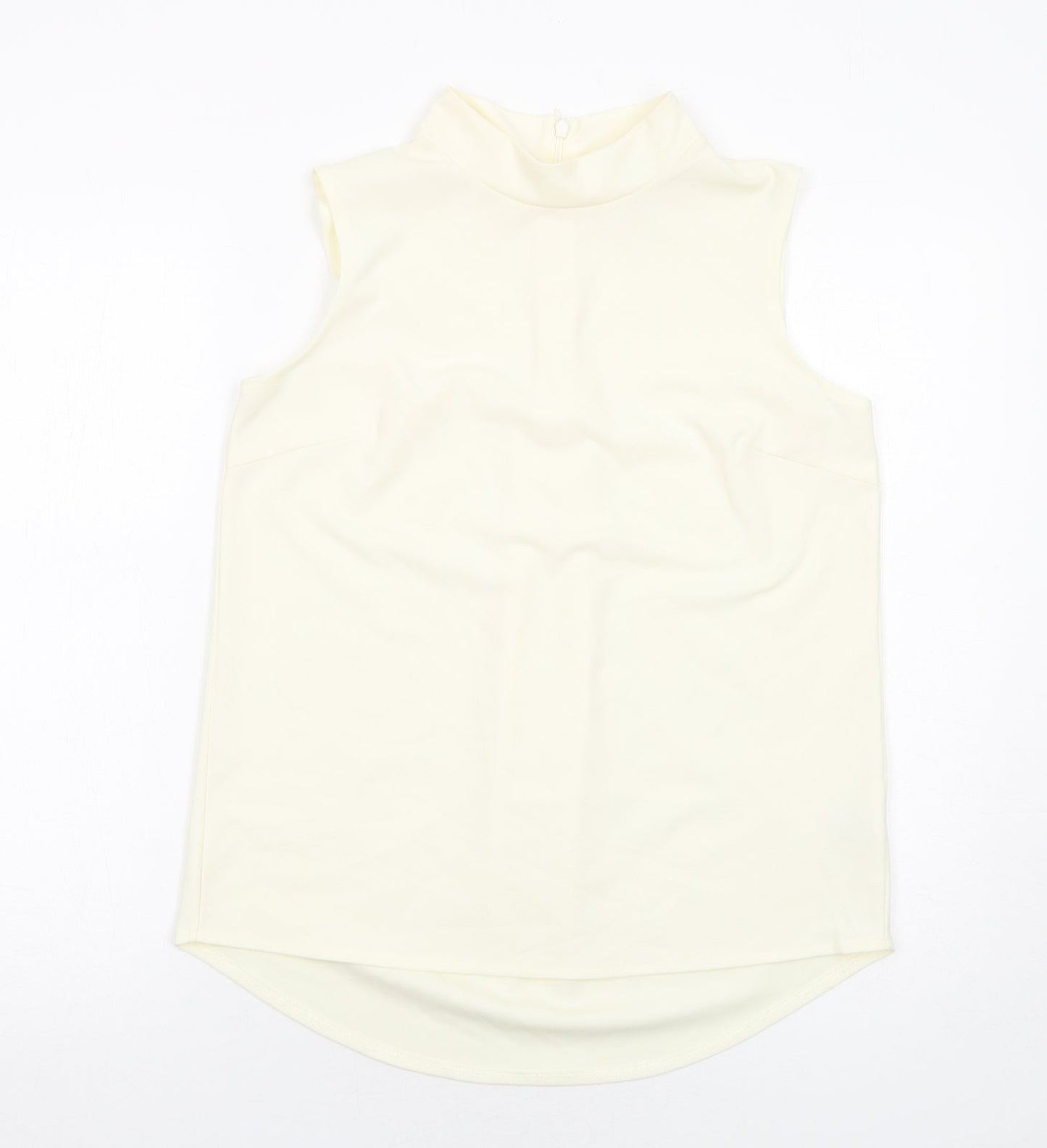 Womens UK Size 12 NEXT Ivory Basic Tank