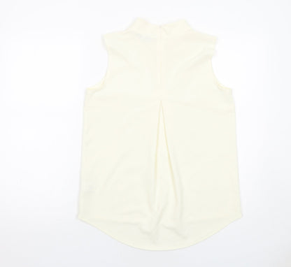 Womens UK Size 12 NEXT Ivory Basic Tank