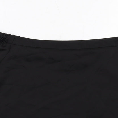 Womens UK Size 8 New Look Black Basic Blouse
