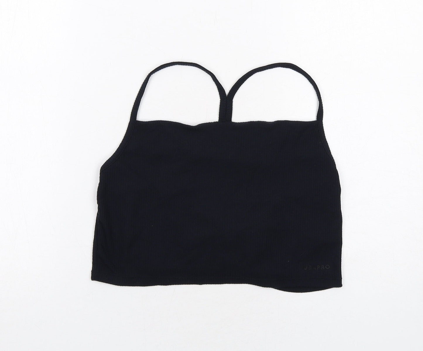 Womens UK Size 18 USA Pro Black Cropped Tank