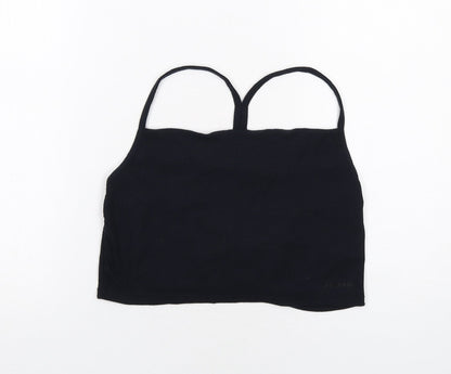 Womens UK Size 18 USA Pro Black Cropped Tank