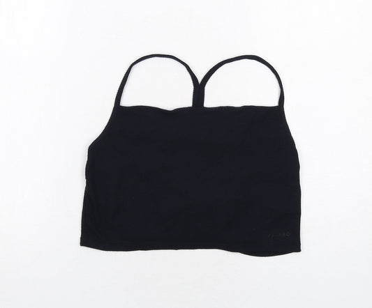 Womens UK Size 18 USA Pro Black Cropped Tank