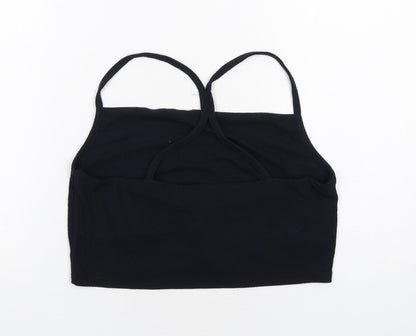 Womens UK Size 18 USA Pro Black Cropped Tank