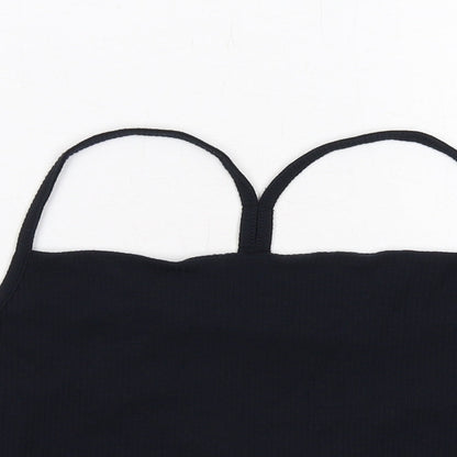 Womens UK Size 18 USA Pro Black Cropped Tank