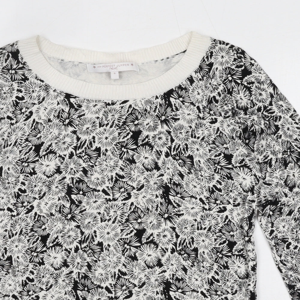 Womens UK Size 6 NEXT Black Pullover Jumper