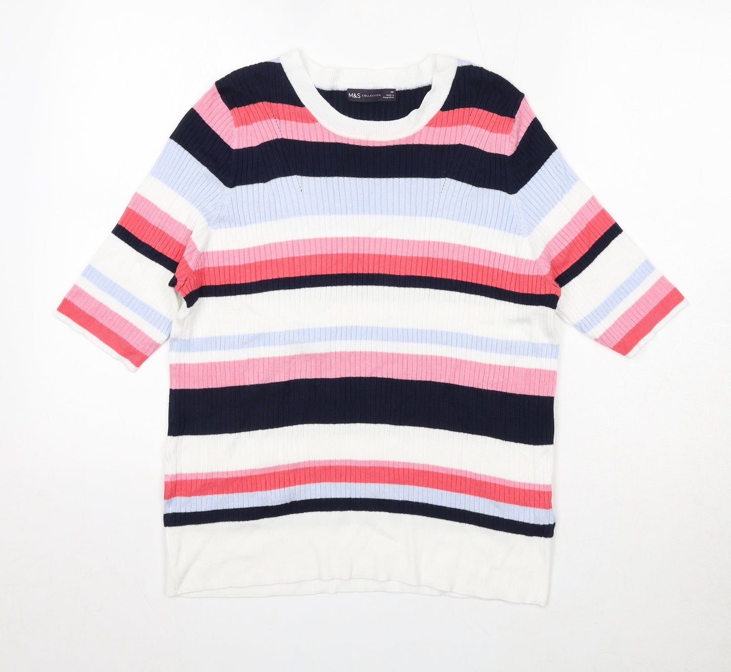 Womens UK Size 20 Marks and Spencer Multicoloured Pullover Jumper