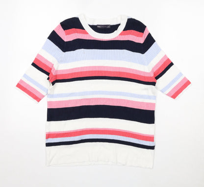 Womens UK Size 20 Marks and Spencer Multicoloured Pullover Jumper