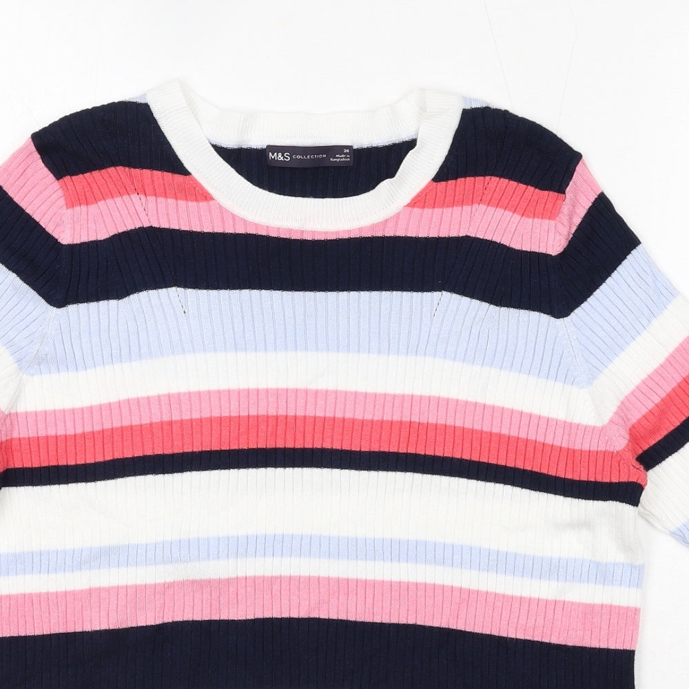 Womens UK Size 20 Marks and Spencer Multicoloured Pullover Jumper