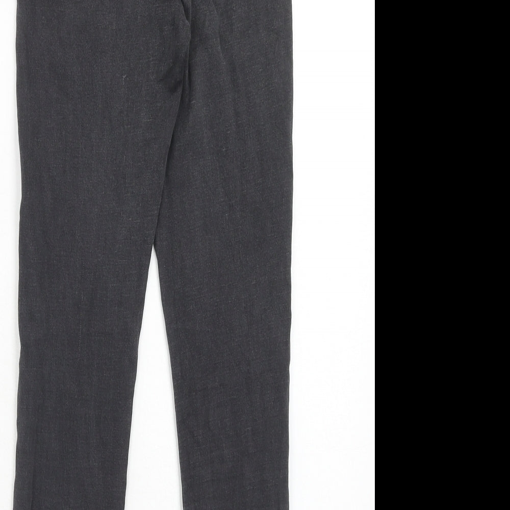 Topshop Womens Grey Cotton Skinny Jeans Size 26 in L30 in Regular Zip