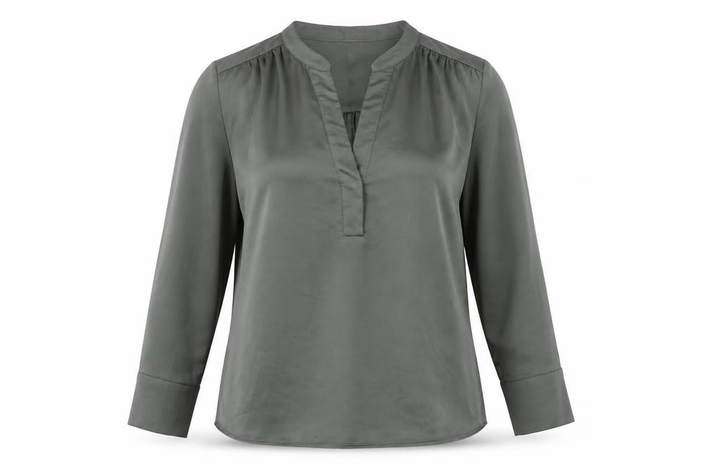 Womens UK Size S H&M Green Basic Blouse