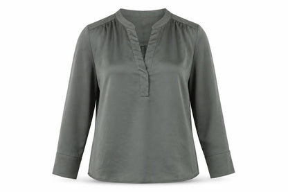 Womens UK Size S H&M Green Basic Blouse
