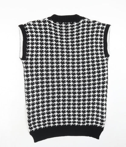 Womens UK Size S Rebellious Black Pullover Jumper