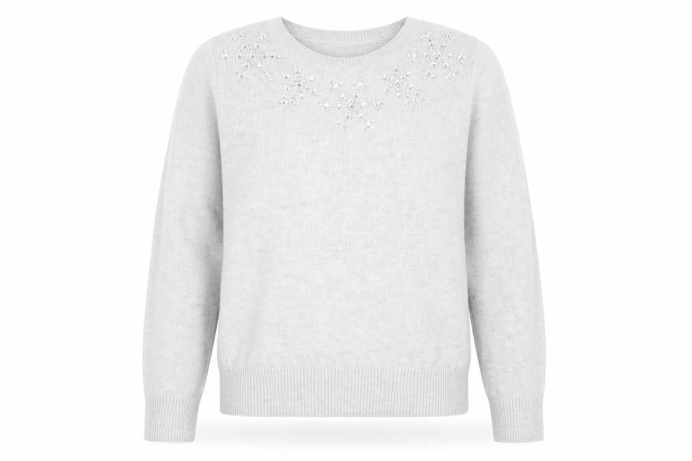 Womens UK Size 8 Dorothy Perkins Grey Pullover Jumper