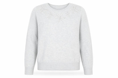 Womens UK Size 8 Dorothy Perkins Grey Pullover Jumper