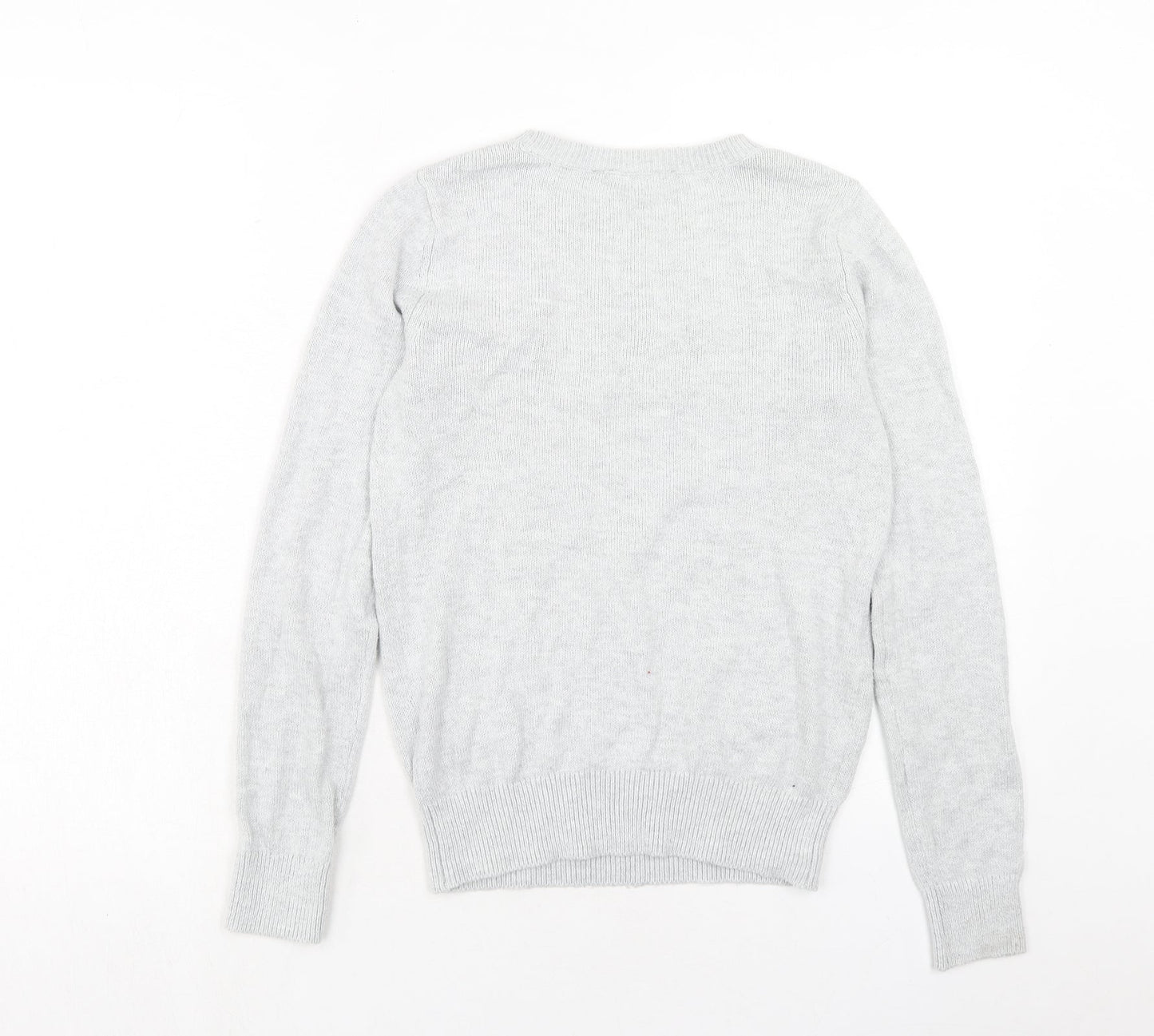Womens UK Size 8 Dorothy Perkins Grey Pullover Jumper