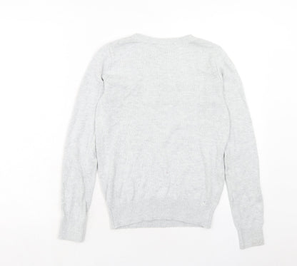 Womens UK Size 8 Dorothy Perkins Grey Pullover Jumper