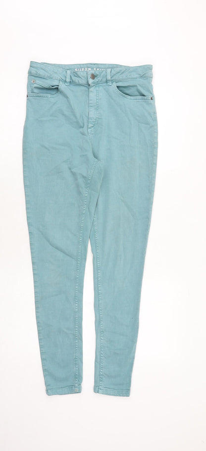 Womens UK Size 12 Marks and Spencer Slim Fit Skinny Blue Jeans