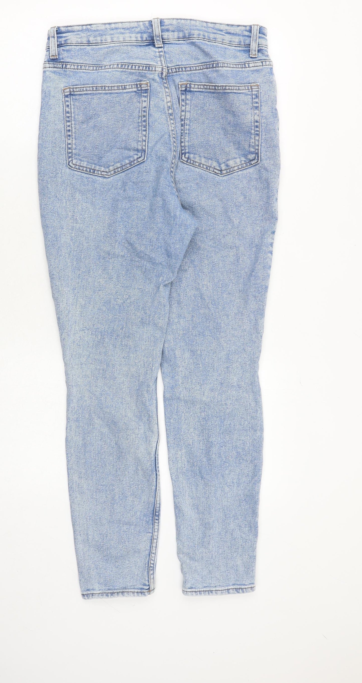 Womens UK Size 30 in H&M Regular Fit Skinny Blue Jeans