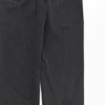 Zara Womens Grey Cotton Skinny Jeans Size 26 in Regular Zip