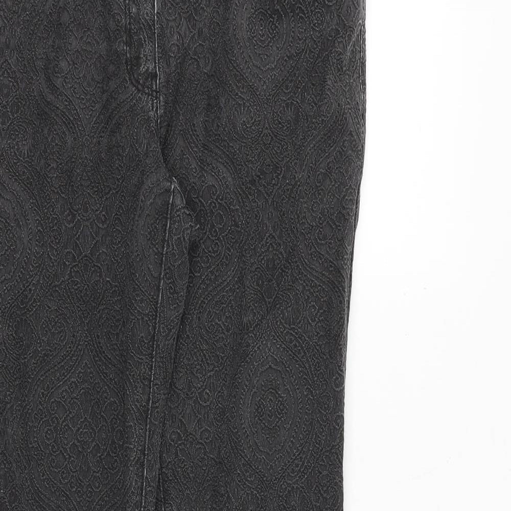 Womens UK Size 10 H&M Regular Fit Skinny Grey Jeans