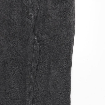 Womens UK Size 10 H&M Regular Fit Skinny Grey Jeans