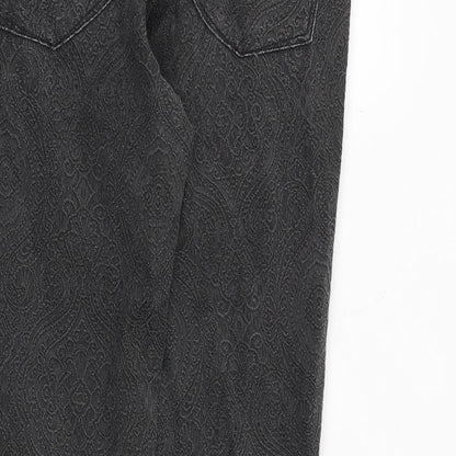 Womens UK Size 10 H&M Regular Fit Skinny Grey Jeans
