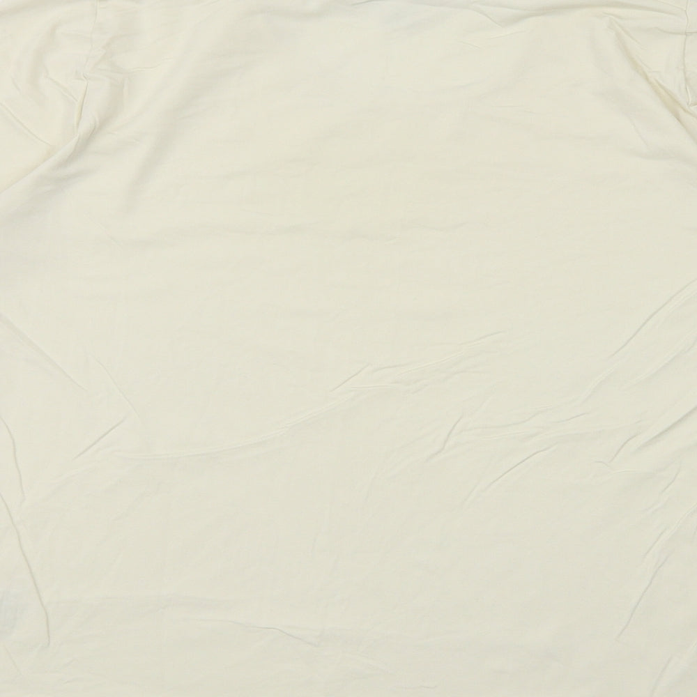 Womens UK Size 14 TCM Ivory Basic T-Shirt
