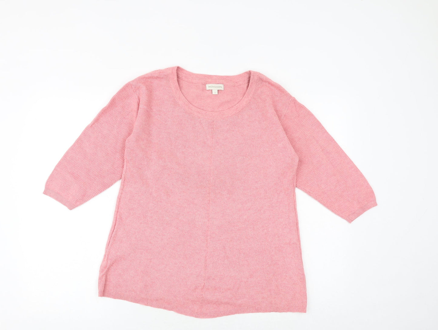 Womens UK Size S Monsoon Pink Pullover Jumper