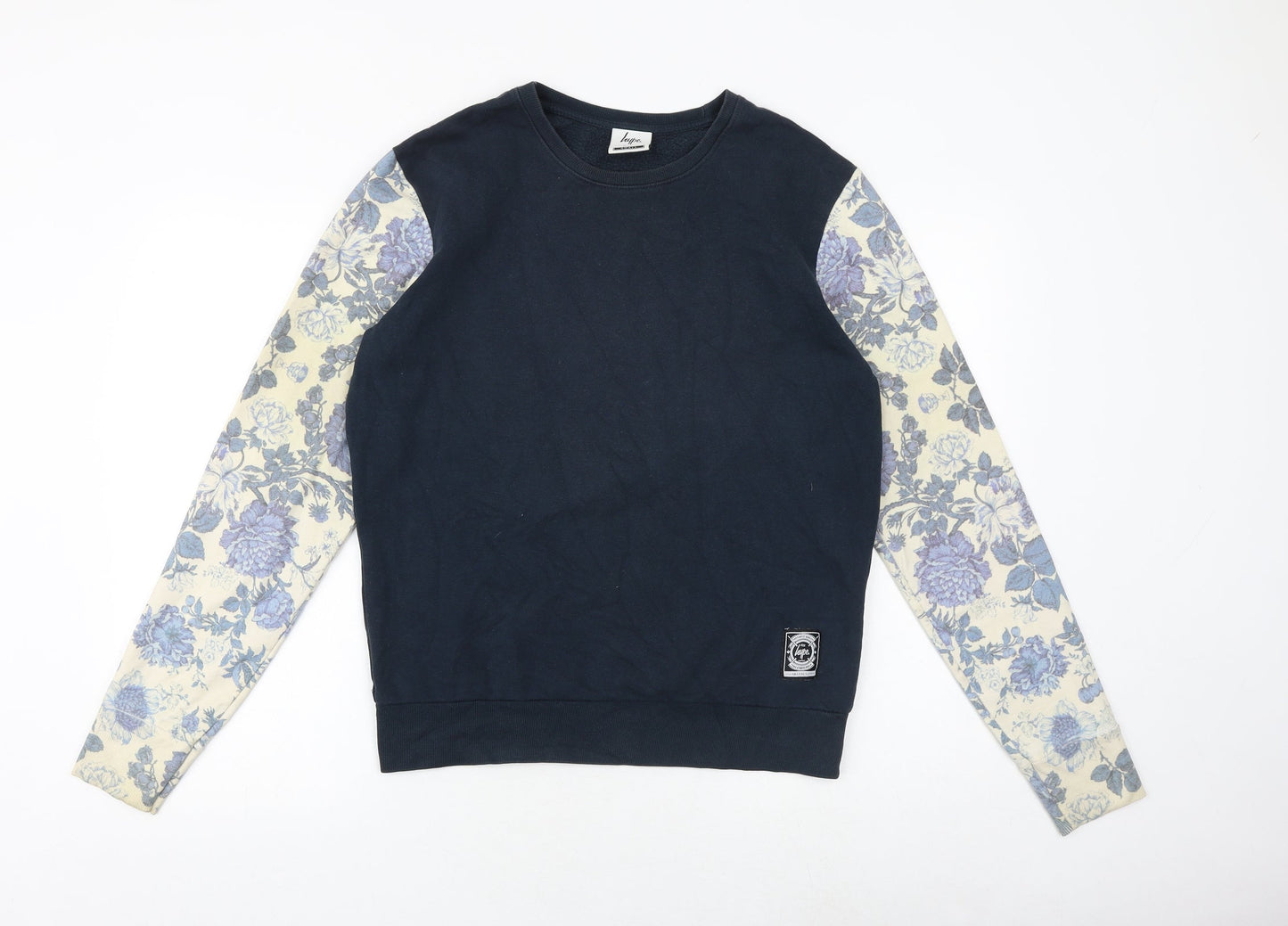 Mens UK Size S Hype Blue Pullover Sweatshirt