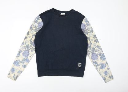 Mens UK Size S Hype Blue Pullover Sweatshirt