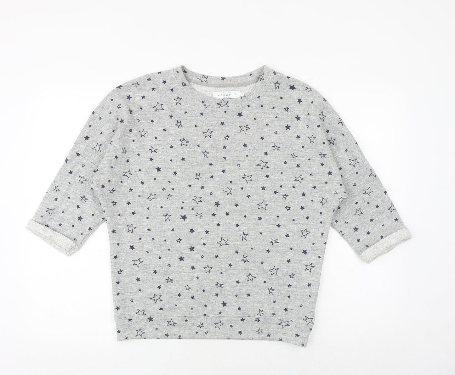 Womens UK Size 10 John Lewis Grey Pullover Sweatshirt