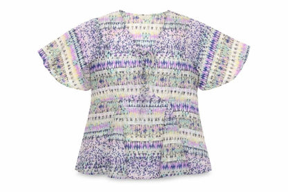 Womens UK Size 10 Marks and Spencer Multicoloured Basic Blouse
