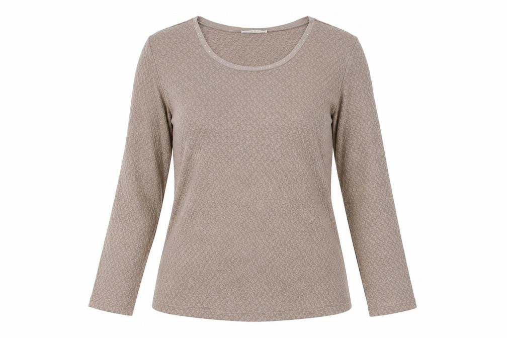 Womens UK Size XS Canada Brown Basic T-Shirt