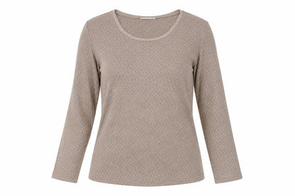 Womens UK Size XS Canada Brown Basic T-Shirt