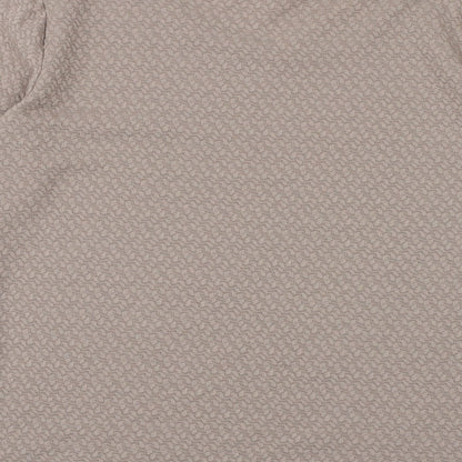 Womens UK Size XS Canada Brown Basic T-Shirt